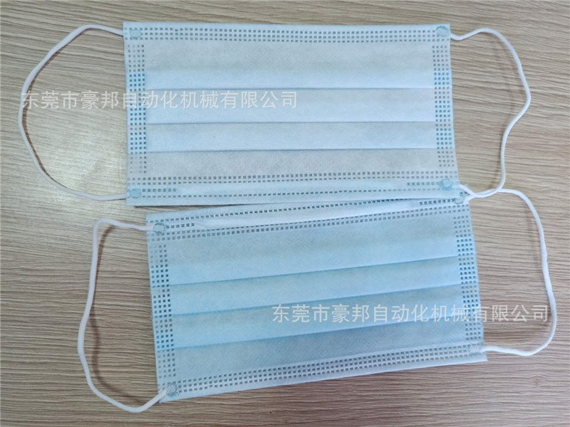 一拖一平面口罩机全自动平面口罩机高速平面口罩生产线