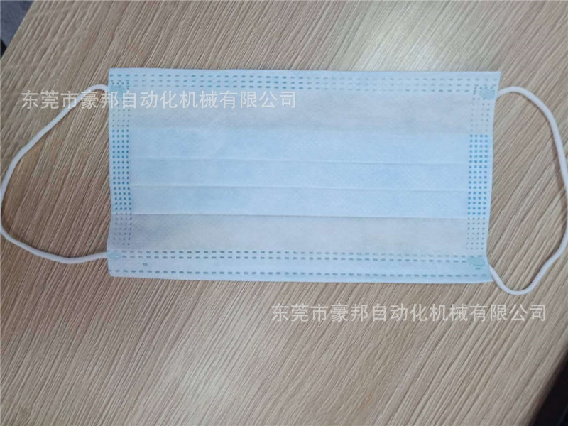 一拖一平面口罩机全自动平面口罩机高速平面口罩生产线